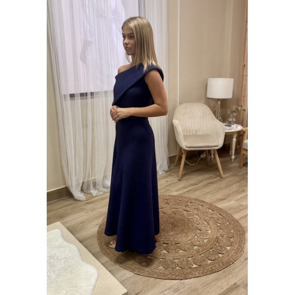 VESTIDO INÉS AZUL MARINO