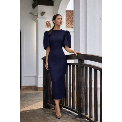 ELEONOR WAFFLE AZUL MARINO