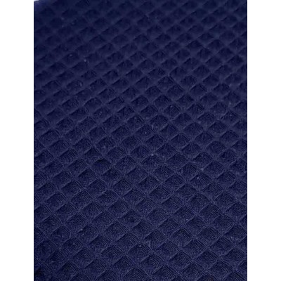 MATILDA ESCOTE CUADRADO WAFFLE AZUL MARINO