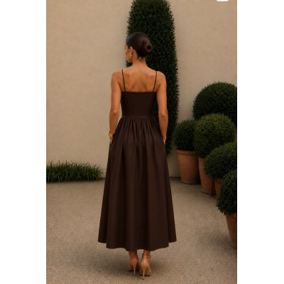 Vestido Lola marrón